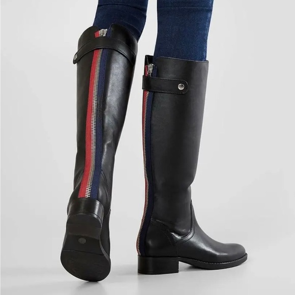 Steve Madden Shoes - Steve Madden Journal Black Leather Riding Boot 7